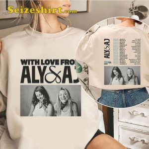 Aly And AJ Tour With Love From 2023 T-shirt