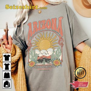 Arizona Desert Wild Vacation Southwest Boho Christian Graphic T-Shirt