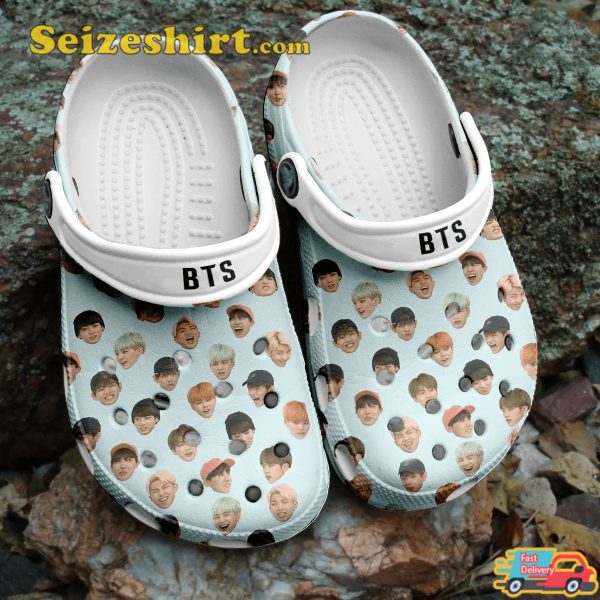 BTS Jungkook Pattern BTS Icon Decade of BTS Comfort Clogs