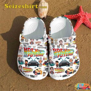 Back To The Future Movie Great Scott We Are The Future Vibes Comfort Clogs