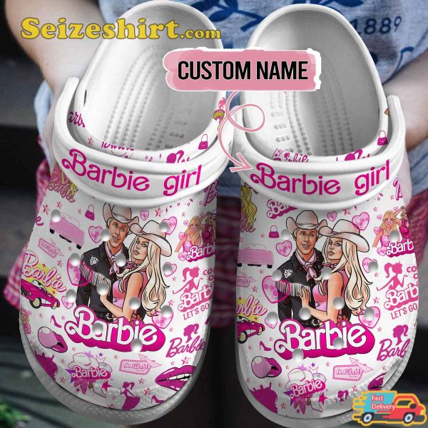 Barbie Movie Cartoon Barbie Girl Lets Go Comfort Clogs