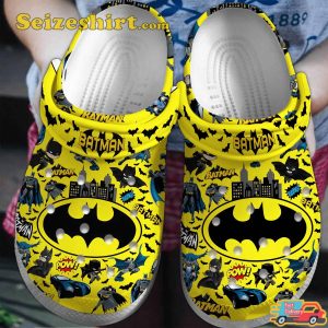 Batman Pow Movie Chibi Style Comfort Clogs