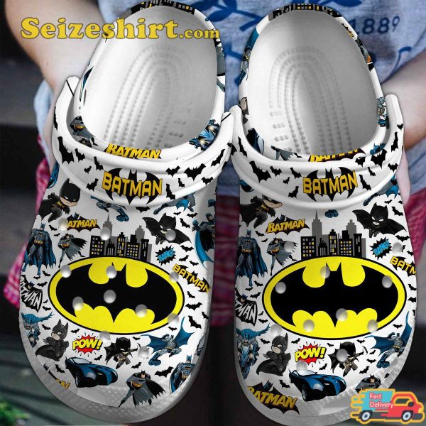 Batman Pow Movie Chibi Style Comfort Clogs