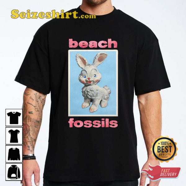Beach Fossils The Bunny Tour with Turnover 2023 Concert T-shirt