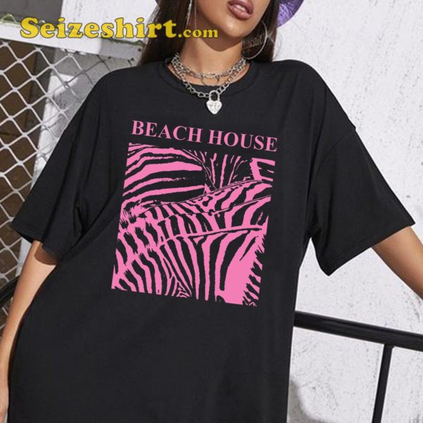 Beach House Dreamy Vibes Chillwave Harmony Laid-Back Music Concert T-Shirt