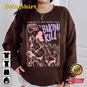 Bikini Kill Band The Ground And Sweat Records Present Rock T-Shirt