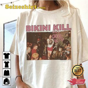 Bikini Kill Rock Band Vintage 90s Funny T-shirt