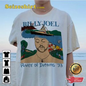 Billy Joel Tour River Of Dreams 93 T-shirt
