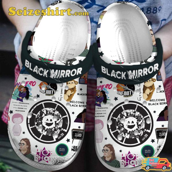 Black Mirror Movie Bandersnatch Dark Fantasy Comfort Clogs