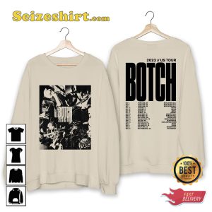 Botch Band 2023 US Tour Dates T-shirt
