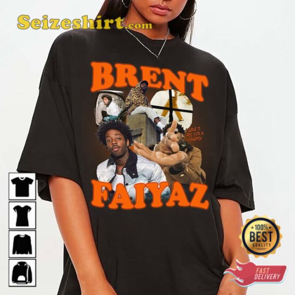 Brent Faiyaz Gravity Album Vibes Music Trendy T-Shirt