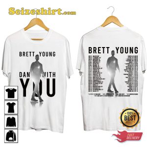 Brett Young Dance With You Tour 2023 Concert T-Shirt
