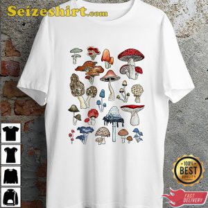 British Wild Mushrooms Various Natural Ideal Gift Unisex T-Shirt
