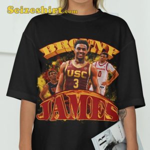Bronny James Los Angeles Lakers Bronny Basketball T-Shirt