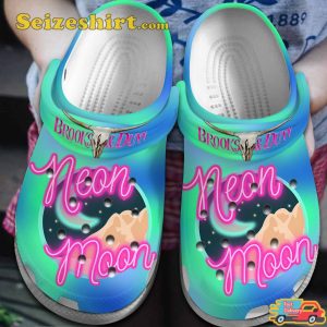 Brooks And Dunn Music Neon Moon Melodies Soulful Country Legends Vibes Comfort Clogs