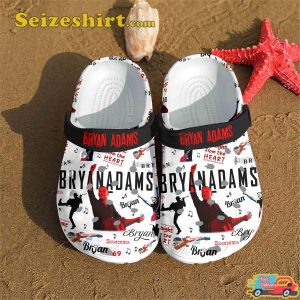 Bryan Adams Music Cuts Like a Knife Singer Music Vibes Footwearmerch Clogs
