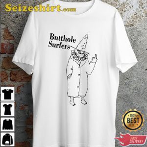 Buthole Surfers Middle Finger Music Poster Ideal Gift Unisex T-Shirt