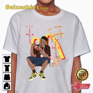 Cactus Jack Travis Scott Kids Franchise Youth Hip Hop Rap T-shirt