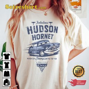 Car Fabulous Hudson Hornet Disney Comfort Colors Cartoon T-Shirt