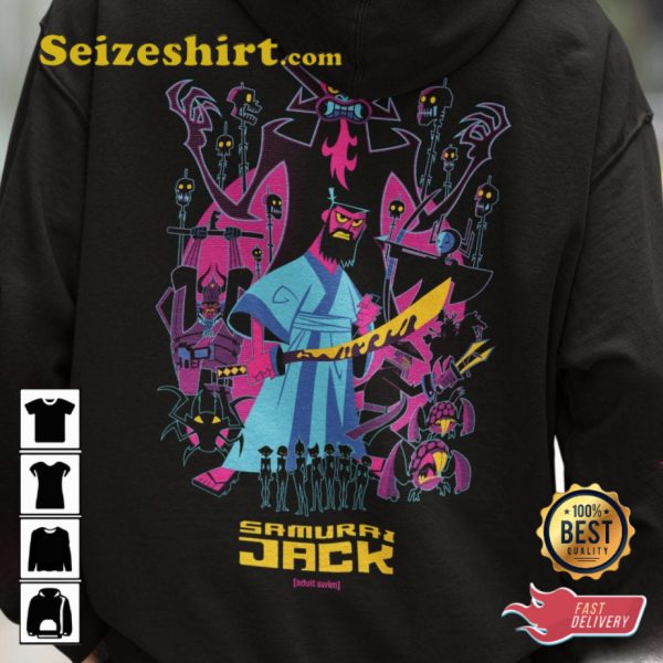 Cartoon Network Samurai Jack Japanese Culture Vibes Unisex T-Shirt