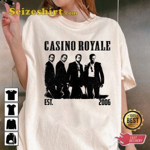 Casino Royale Bonds High-Stakes Adventure Spy Unisex T-Shirt