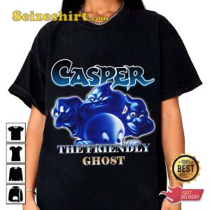 Casper The Friendly Ghost Protagonist Animated Cartoon T-Shirt