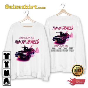 Celebrating Ten Years Of RTJ Run The Jewels 2023 Tour Fans Tribute T-Shirt