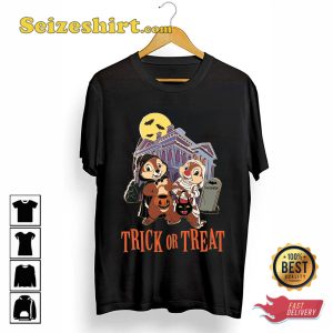 Chip And Dale Disney Halloween Trick Or Treat T-shirt