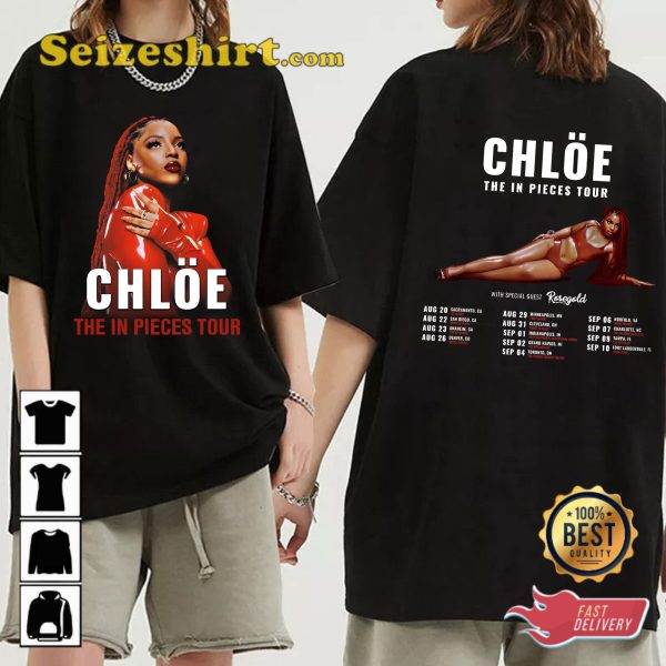 Chloe Bailey In Pieces Tour Dates 2023 T-shirt