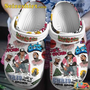 Chris Brown Music Urban Vibes Comfortable Footwearmerch Clogs