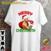 Christmas Mike Tyson Chritmith Xmax Funny Santa Claus Parody Happy Holiday T-Shirt
