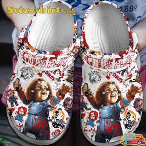 Chucky Horror Childs Play Movie Halloween Gift Comfort Clogs