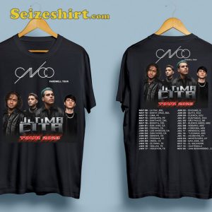 Cnco Ultima Cita Farewell Tour 2023 Unisex T-shirt