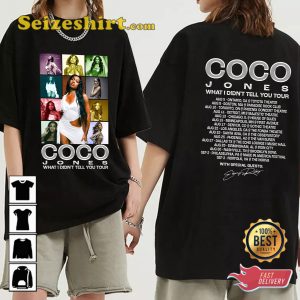 Coco Jones Concert Fan Supporter Music Tour T-Shirt