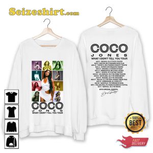 Coco Jones Concert Fan Supporter Music Tour T-Shirt
