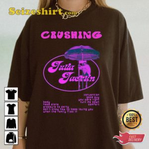 Crushing Julia Jacklin 2023 Summer Us Tour Pre Pleasure Vibes Concert T-Shirt