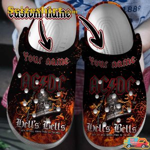 Customize ACDC Band Music I Got My Bell Gonna Take Ya To Hell Clogs