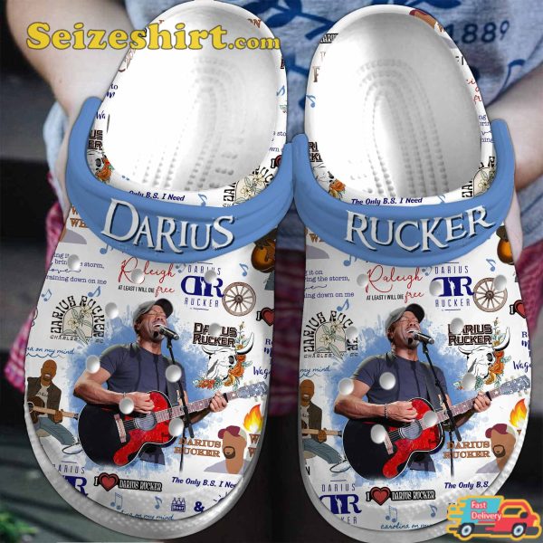 Darius Rucker At Least I Will Die Free Music Comfort Clogs