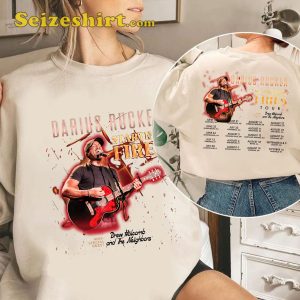 Darius Rucker Tour 2023 Starting Fires Drew Holcomb And The Neighbors T-shirt