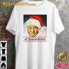 David Attenborough Santa Christmas Xmas Parody Funny Happy Holiday T-Shirt