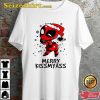 Deadpool Parody Merry Kissmyass Christmas Ideal Gift Happy Holiday Unisex T-Shirt