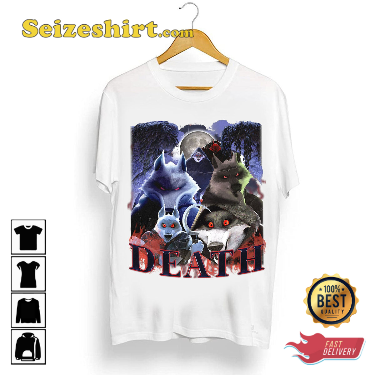 Death The Wolf Puss In Boots The Last Wish Unisex T-shirt