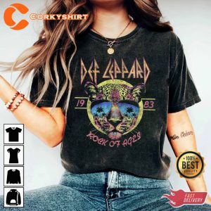 Def Leppard New Wave of British Heavy Metal 1983 Rock Of Ages Vibes Unisex T-Shirt