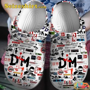Depeche Mode Music Band Never Let Me Down Again Music for the Masses Comfort Clogs