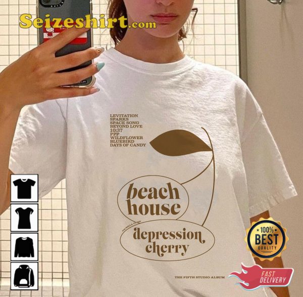 Depression Cherry Beach House American Dream Pop Music T-Shirt