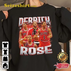 Derrick Rose New York Knicks Rose Basketball T-Shirt