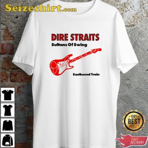 Dire Straits Sultans Of Wing Music Guitar Signatures Ideal Gift Unisex T-Shirt