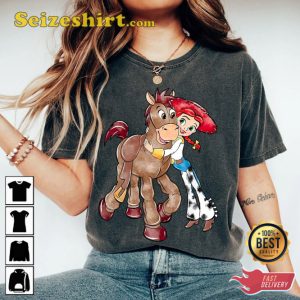 Disneyworld Comfort Colors Vintage Disney Toy Story Jessie Bullseye Shirt