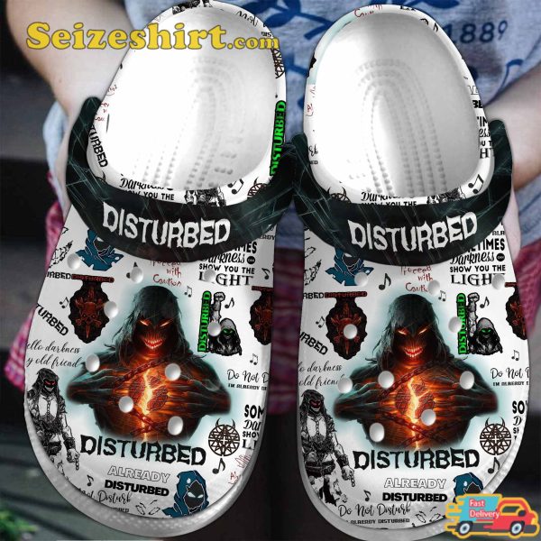 Disturbed Heavy Metal Band Aggressive Serenity Metal Vibes Comfort Clogs