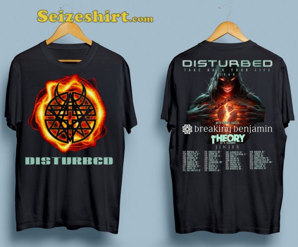 Disturbed Take Back Your Life Tour 2023 Unisex T-shirt